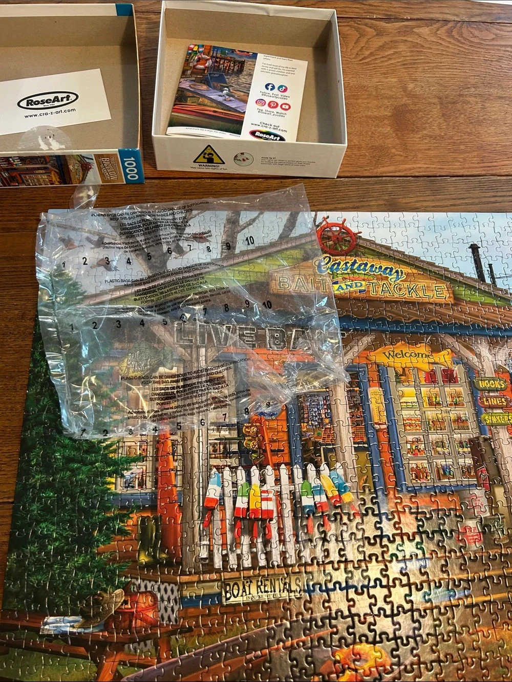 Castaway Bait and Tackle 1000 piece Puzzle 🧩 🧩
